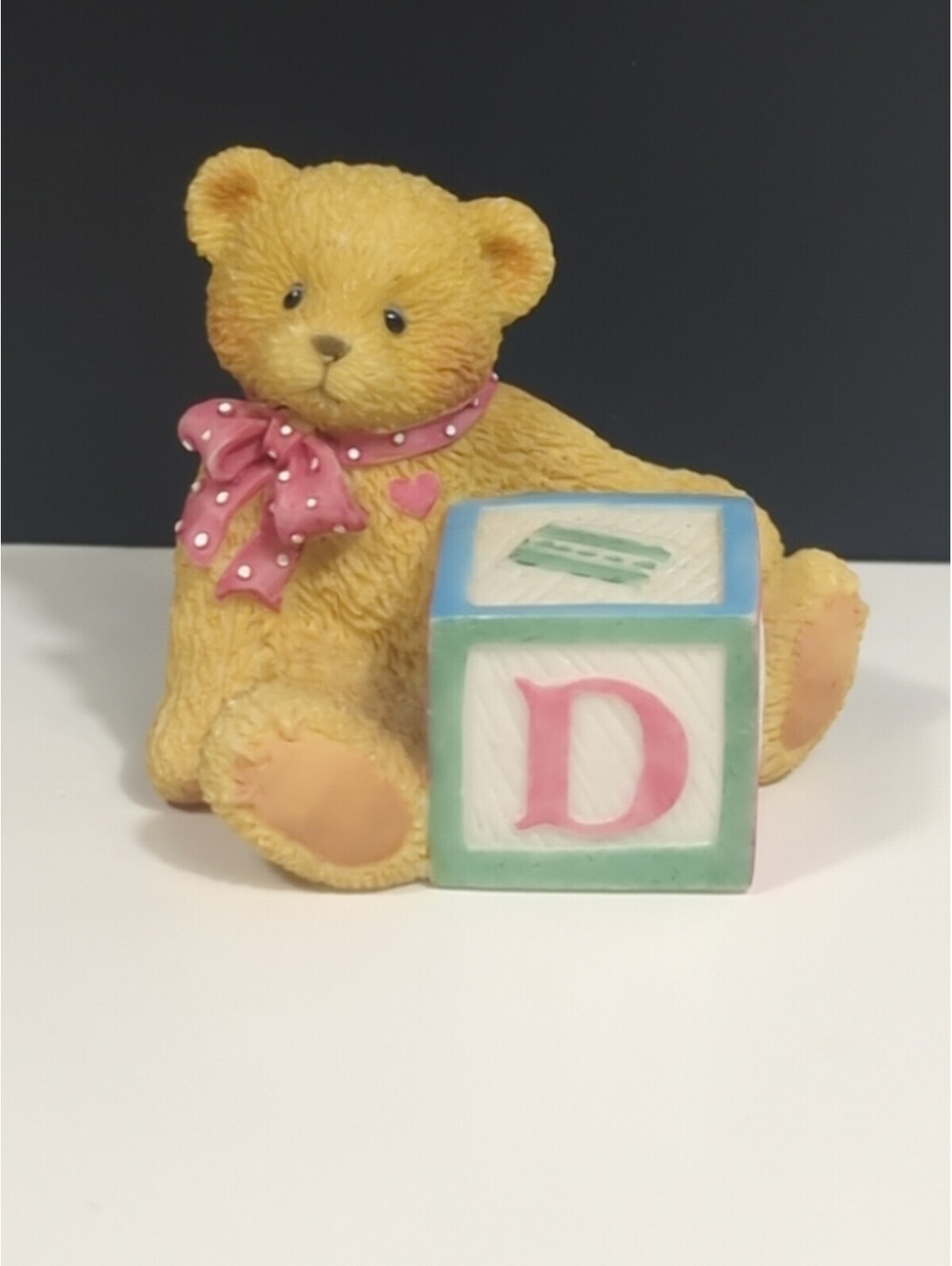 Cherished Teddies Bear with ABC's Block D 158488D Alphabet Learning Boy